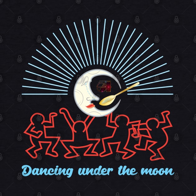 Dancing under the moon - Moon spoon (Studio 54) by dojranliev